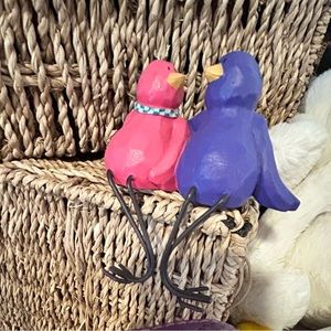Tweet Along With Me - LOVE BIRDS - shelf sitters
